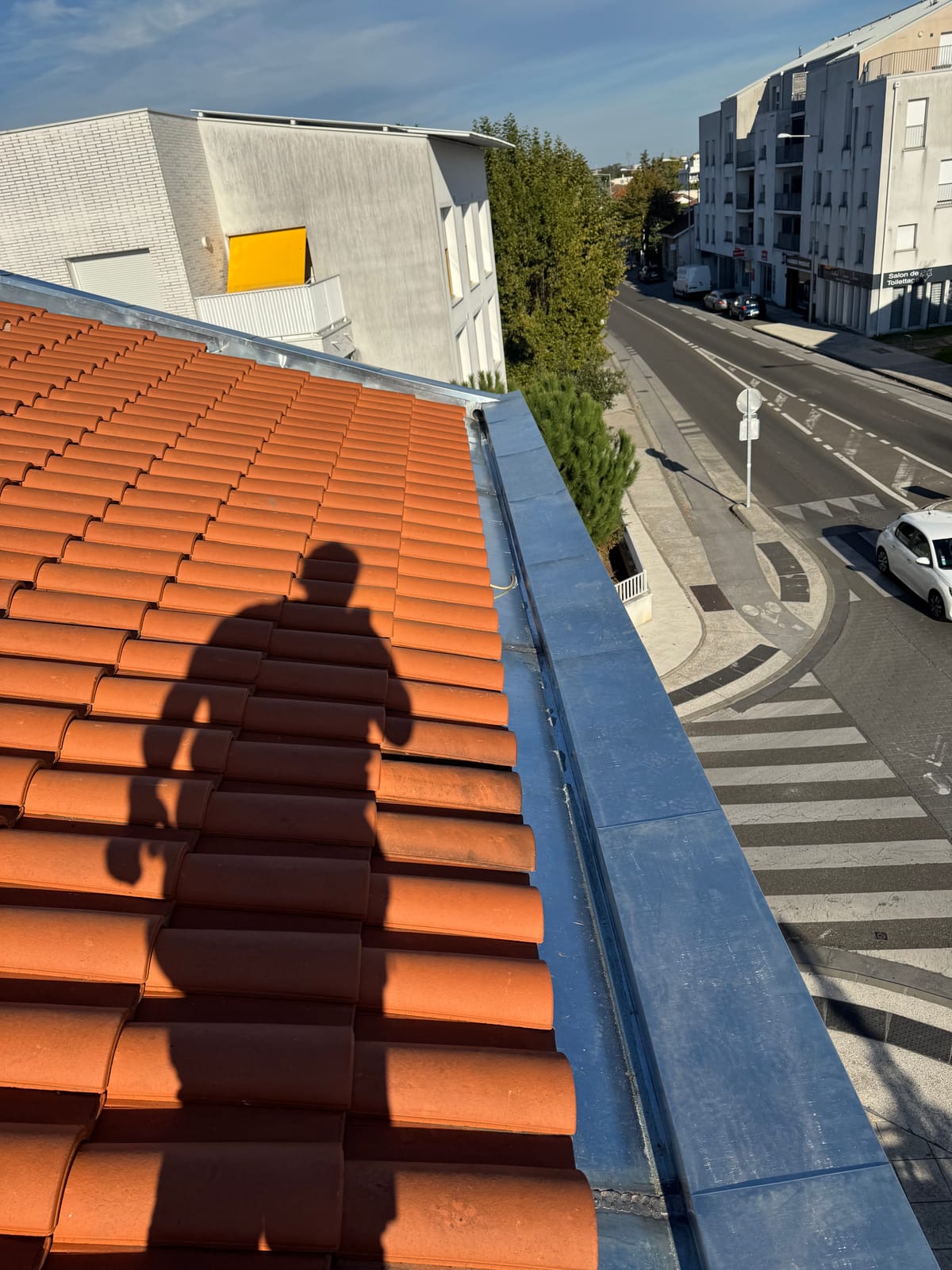 Travaux de zinguerie — détail technique du chantier à Chemin Long (Mérignac) par Couvzinguerie