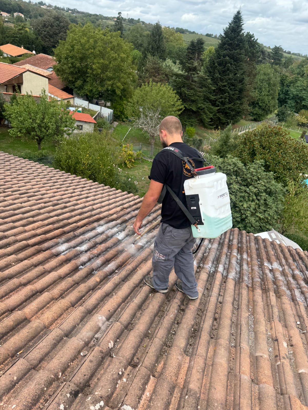 Traitement hydrofuge — détail technique du chantier à Laurenzane (Gradignan) par Couvzinguerie