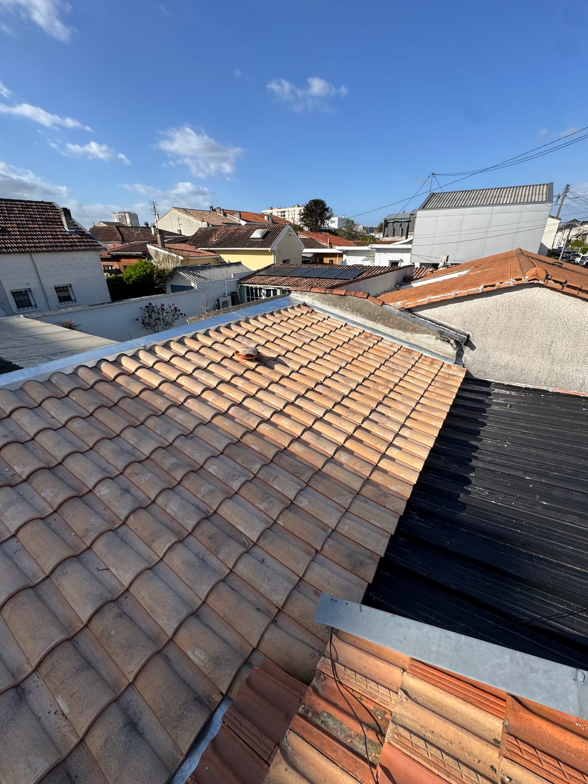 Pose de toiture neuve à Réjouit (Cestas) — réalisation Couvzinguerie, couvreur en Gironde